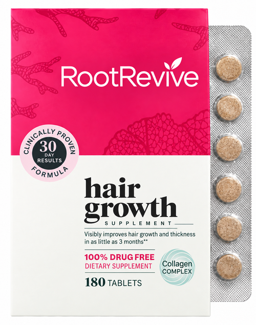 RootRevive Hair Support Supplement for Women, 180 tablets (illustrative image)