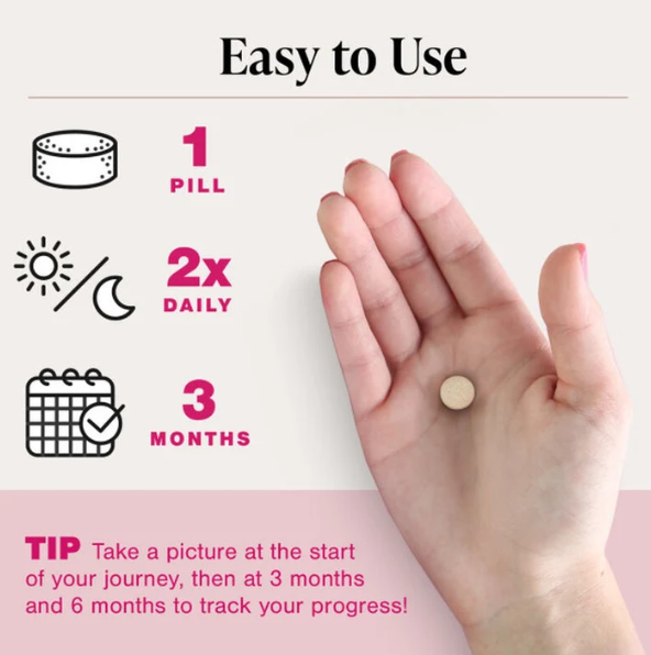 Directions: take 2 times daily for 3 to 6 months